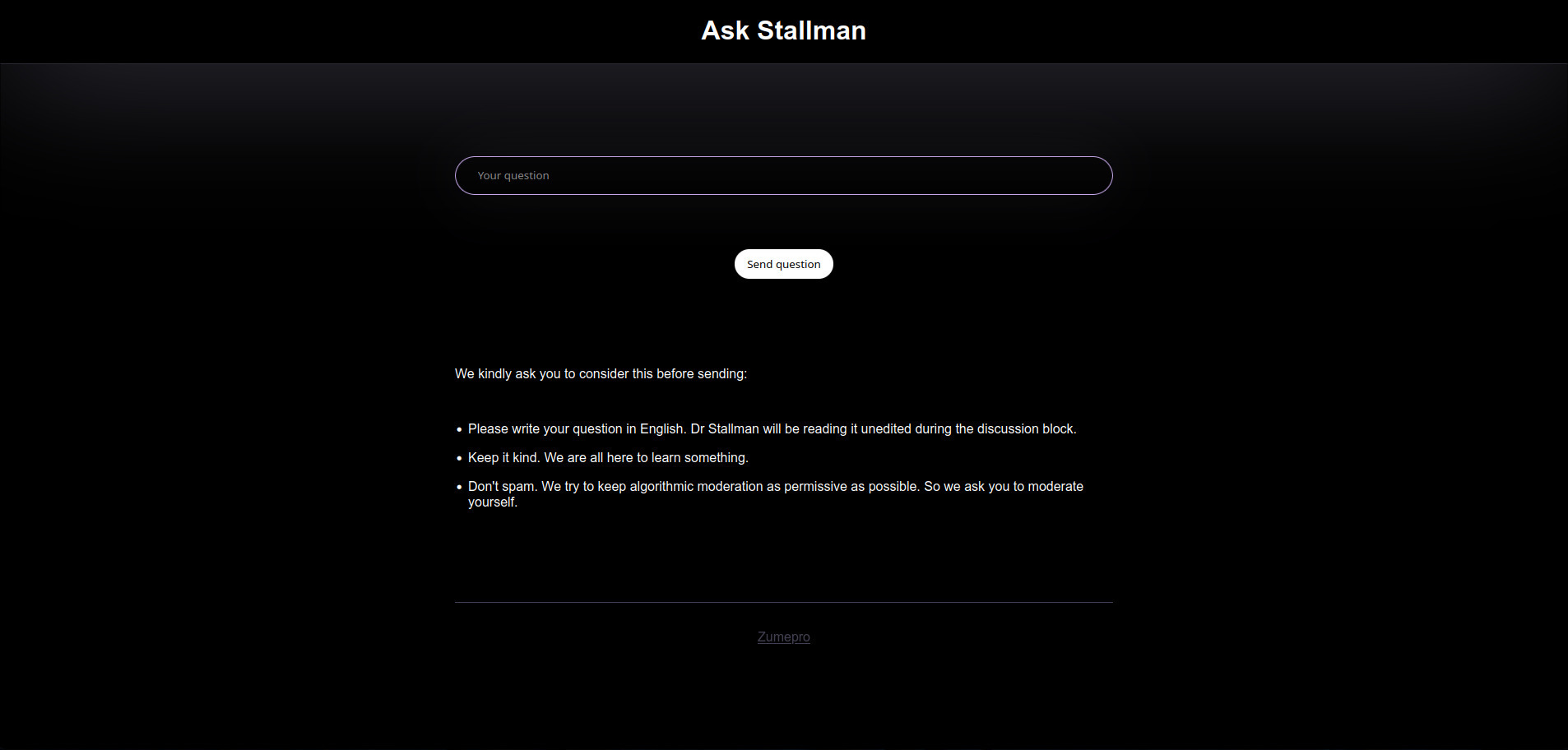 screenshot of the client-side of Theseus